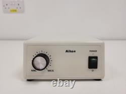 Nikon Eclipse TE200 Microscope with 3 x Objectives Plan, Ph with TE-PS100 PSU Lab