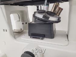 Nikon Eclipse TE200 Microscope with 3 x Objectives Plan, Ph with TE-PS100 PSU Lab