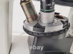 Nikon Eclipse TE200 Microscope with 3 x Objectives Plan, Ph with TE-PS100 PSU Lab