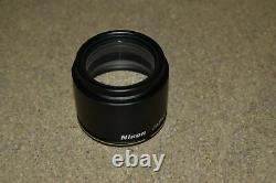 Nikon Ed Plan 0.75x Objective For Smz-u Stereo Microscope (de26)