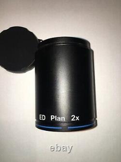 Nikon Ed Plan 2x Objective For Stereo Microscope