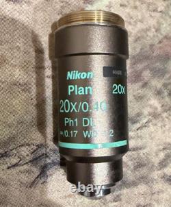 Nikon Eyepiece Lens Microscope Objective Lens Nikon Plan 20X/0.40