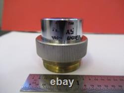Nikon Japan Cf Plan 5x Infinity Objective Microscope Part As Pictured &h6-a-26