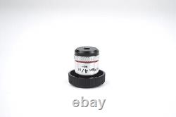Nikon Japan E Plan 4x/0.1 160/- Microscope Lens