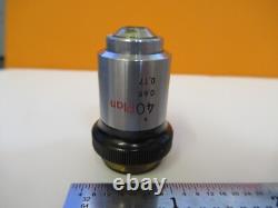 Nikon Japan Objective Plan 40x Optics Microscope Part As Pictured &ft-1-a-27