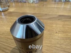 Nikon L Plan 2.5x 0.075 EPI Objective Lens In Good Condition