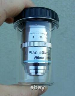 Nikon L Plan 50x/0.70 EPI CR LCD Inspection Microscope Objective