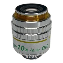 Nikon LCD Plan 10x /0.30 DIC Objective Microscope Lens For LCD Inspection Optics