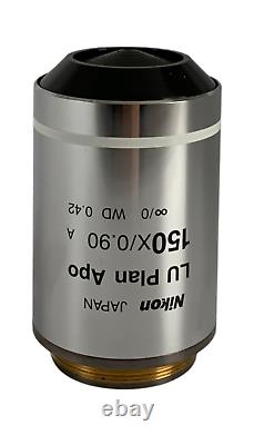 Nikon LU Plan APO 150x 0.90 BD, WD 0.42 Microscope objective