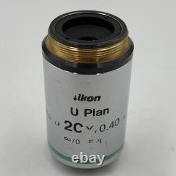 Nikon LU Plan ELWD 20x/0.40 A Microscope Objective Lens Used