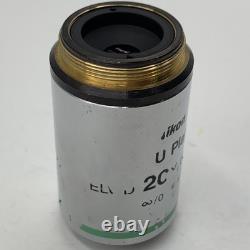 Nikon LU Plan ELWD 20x/0.40 A Microscope Objective Lens Used
