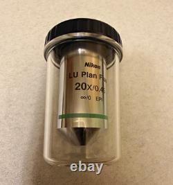 Nikon LU Plan Fluor 20X/0.45? /0 EPI Metallurgy Microscope Objective