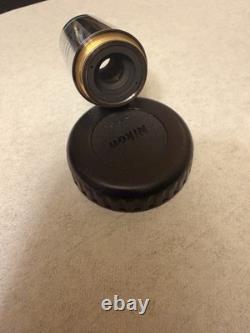 Nikon LU Plan Fluor 20X/0.45? /0 EPI Metallurgy Microscope Objective