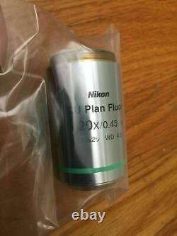 Nikon LU Plan Fluor 20X/0.45 OFN25 WD /0 Lens Objective Microscope Macro Photo