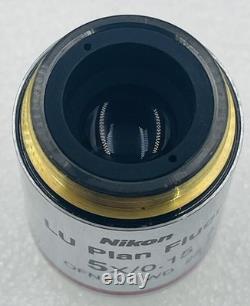 Nikon LU Plan Fluor 5X/0.15 Microscope Objective Lens