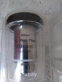 Nikon LU Plan Fluor EPI 100X / 0.9 NA microscope objective