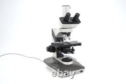 Nikon Labophot-2 Trinocular Microscope Microscope CFWE10xA/18 Plan 10x 40x Abbe 1