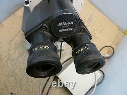 Nikon Labophot trinocular research microscope M Plan objectives 2M-45.5