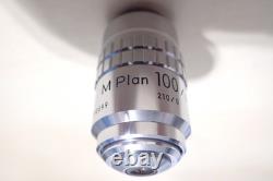 Nikon M Plan 100x/0.80 ELWD 210/0 Microscope Objective RMS Optiphot