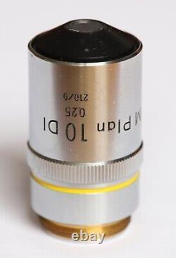 Nikon M Plan 10x Metallurgical Microscope Objective