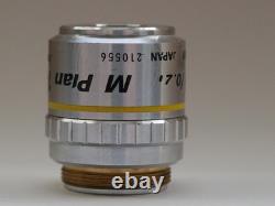 Nikon M Plan 10x SLWD Microscope Objective and Photomacrography Lens