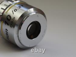 Nikon M Plan 10x SLWD Microscope Objective and Photomacrography Lens