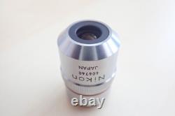 Nikon M Plan 2.5x/0.075 210/0 Microscope Objective Lens Optiphot 210mm
