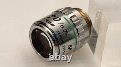 Nikon M Plan 20 0.35 SLWD 210/0 Microscope Objective Lens for RMS 35468
