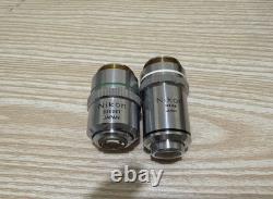 Nikon M Plan 20 & Plan 100 Microscope Objective Lens
