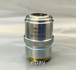 Nikon M Plan 40X/0.5 ELWD Microscope Objective Lens 210mm rms