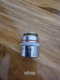 Nikon M Plan 5 0.1 210/0 Microscope Objective Lens 328432