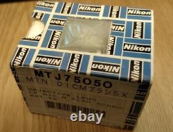 Nikon M Plan 5 0.10 210/0 Microscope Objective
