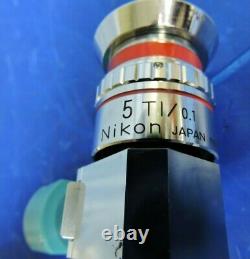 Nikon M-Plan 5X / 0.1 TI Microscope Interferometry Objective Interferometer Lens