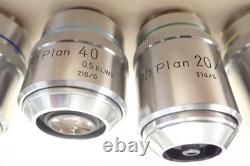 Nikon M Plan 5x 10x 20x 40x 60x 210/0 ELWD BD Microscope Objective Darkfield M26