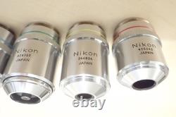 Nikon M Plan 5x 10x 20x 40x 60x 210/0 ELWD BD Microscope Objective Darkfield M26