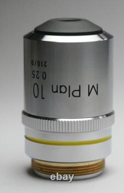 Nikon M Plan Objective Lens 10x 0.25 210 0 Microscope and Photomacrography Lens