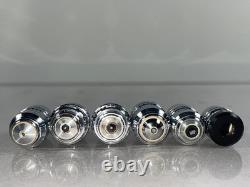 Nikon MICROPHOT FXA Microscope Plan Apo Objective Lens Set 6 As Is 100v