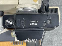 Nikon MICROPHOT FXA Microscope Plan Apo Objective Lens Set 6 As Is 100v