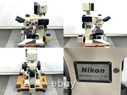 Nikon MICROPHOT FXA Microscope Plan Apo Objective Lens Set 6 As Is 100v