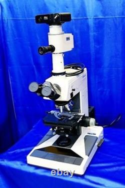 Nikon MICROPHOT Microscope Plan 2X 4X 10X 20X 40X 100X Objectives Power On As-Is