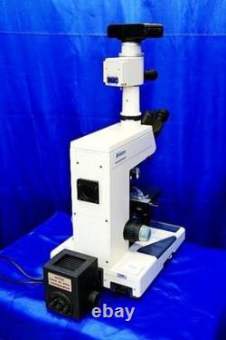 Nikon MICROPHOT Microscope Plan 2X 4X 10X 20X 40X 100X Objectives Power On As-Is