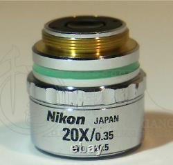 Nikon Microscope CF Plan 20x/0.35 SLWD /0 WD 20.5mm EPI Objective lens #E-RK GY
