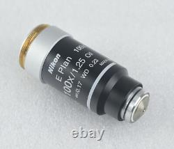 Nikon Microscope E Plan 100x Oil Objective M25 CFI Infinity Eclipse E400 E200