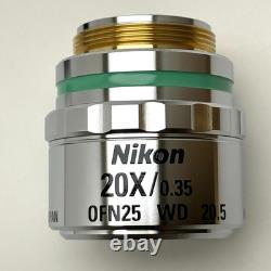 Nikon Microscope Lens CF Plan SLWD 20X/0.35? /0 EPI made in Japan New
