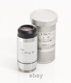 Nikon Microscope Lens M Plan 1x/0.03