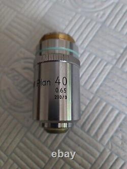Nikon Microscope Lens M Plan 40x/0.65 210/0 329058 Japan
