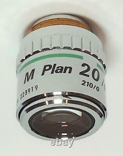 Nikon Microscope Metallurgical Objective M Plan 20x/0.35na SLWD (210mm TL) NEW