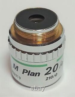 Nikon Microscope Metallurgical Objective M Plan 20x/0.35na SLWD (210mm TL) NEW