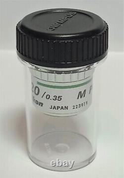 Nikon Microscope Metallurgical Objective M Plan 20x/0.35na SLWD (210mm TL) NEW