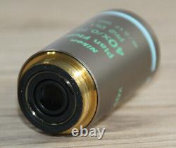Nikon Microscope Microscope Lens Plan Fluor 40x/0, 75 Ph2 DLL (WD 0,72)